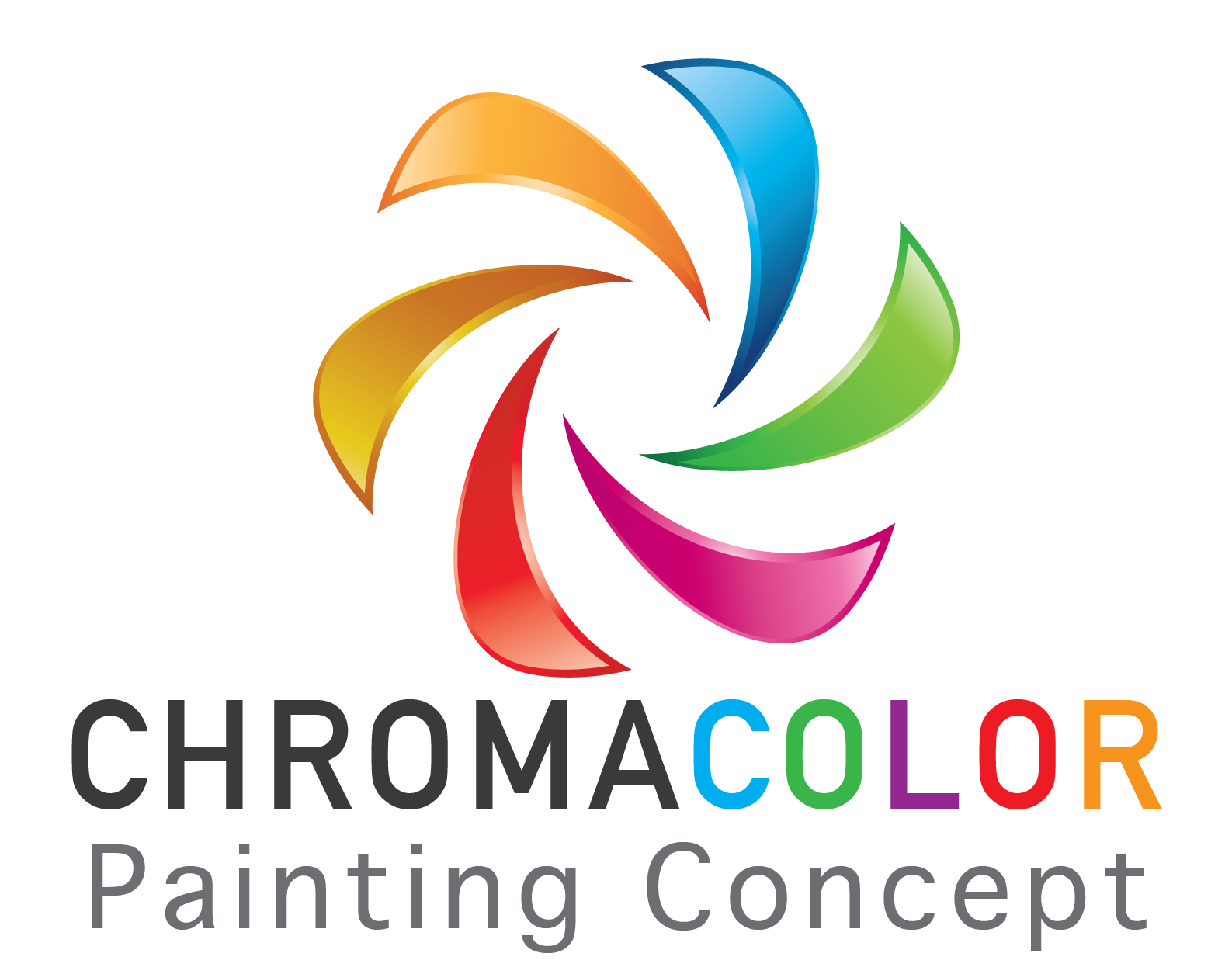 CHROMACOLOR PAINTING CONCEPT logo
