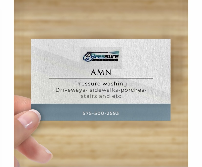 AMN PRESSURE WASHING logo