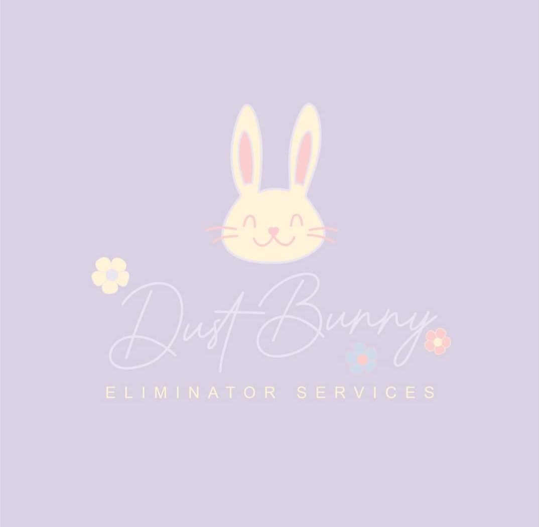 Bri's Dust Bunny Eliminator cleaning service logo