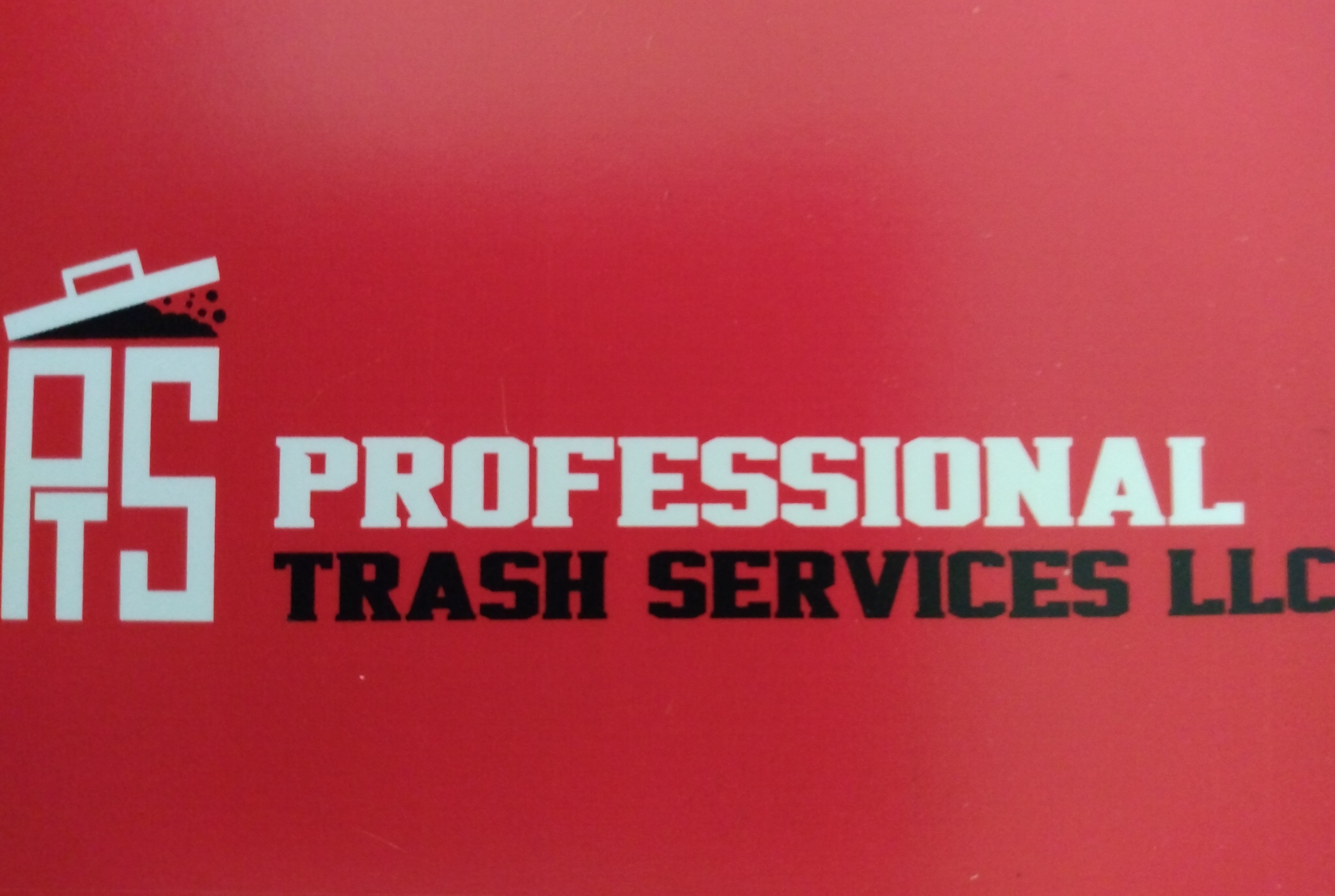 Professional Trash Services logo