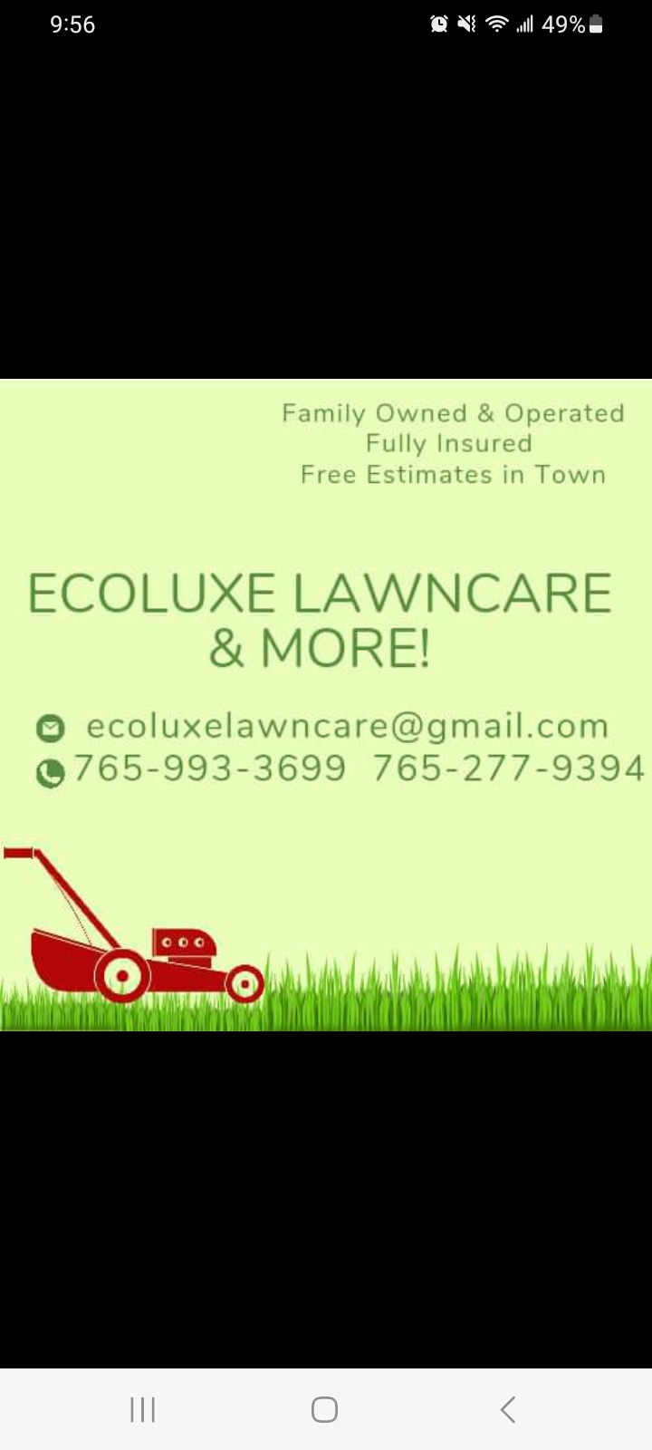 Ecoluxe lawncare & More! LLC logo