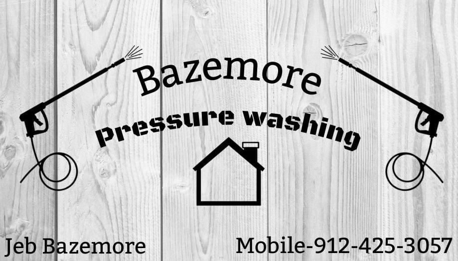 Bazemore pressure washing logo