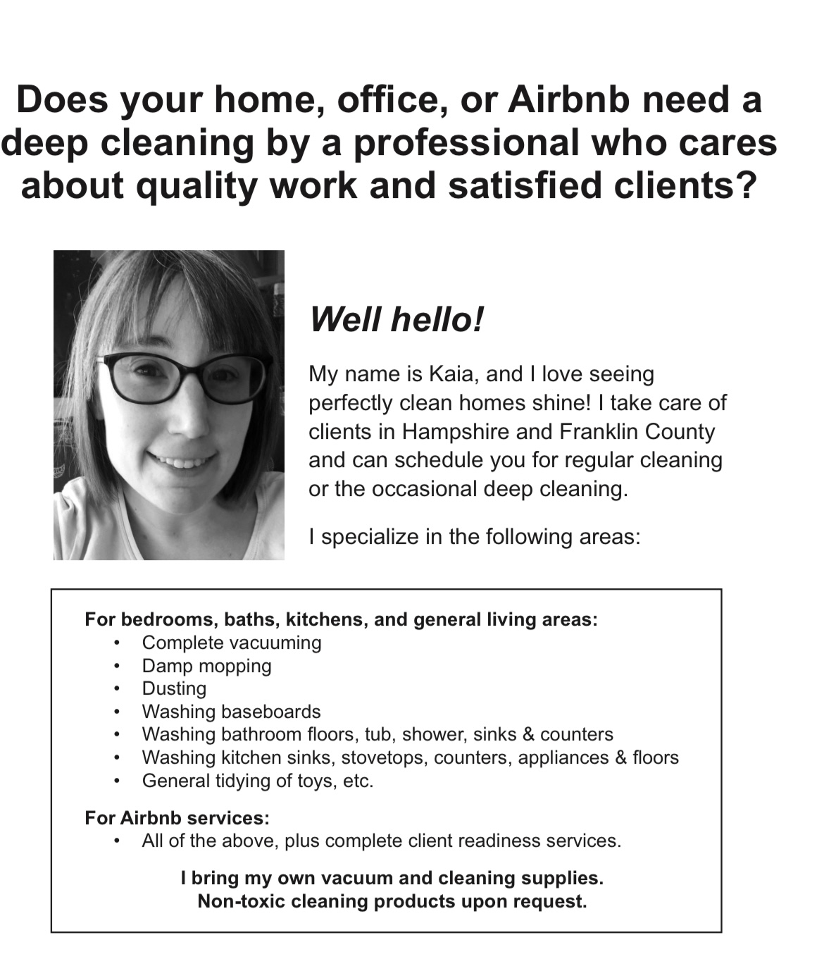 (Kaia Cleaning Service) logo