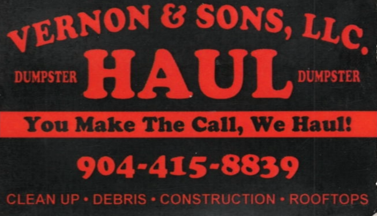 Vernon & Sons LLC Dumpster Haul logo
