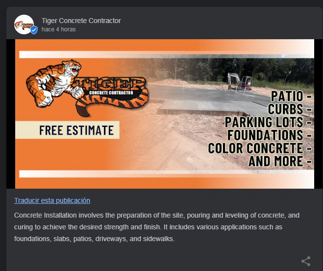 Avatar for Tiger Concrete Contractor