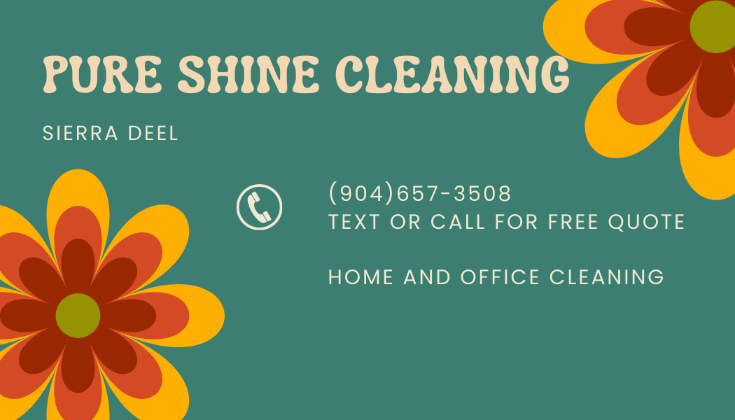Pure shine cleaning logo