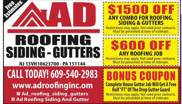 AD Roofing Siding and Gutters logo
