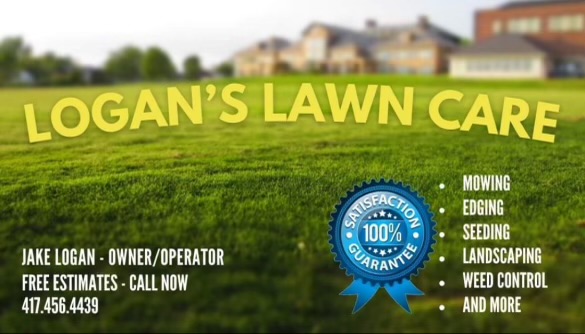 Logan's lawn care logo