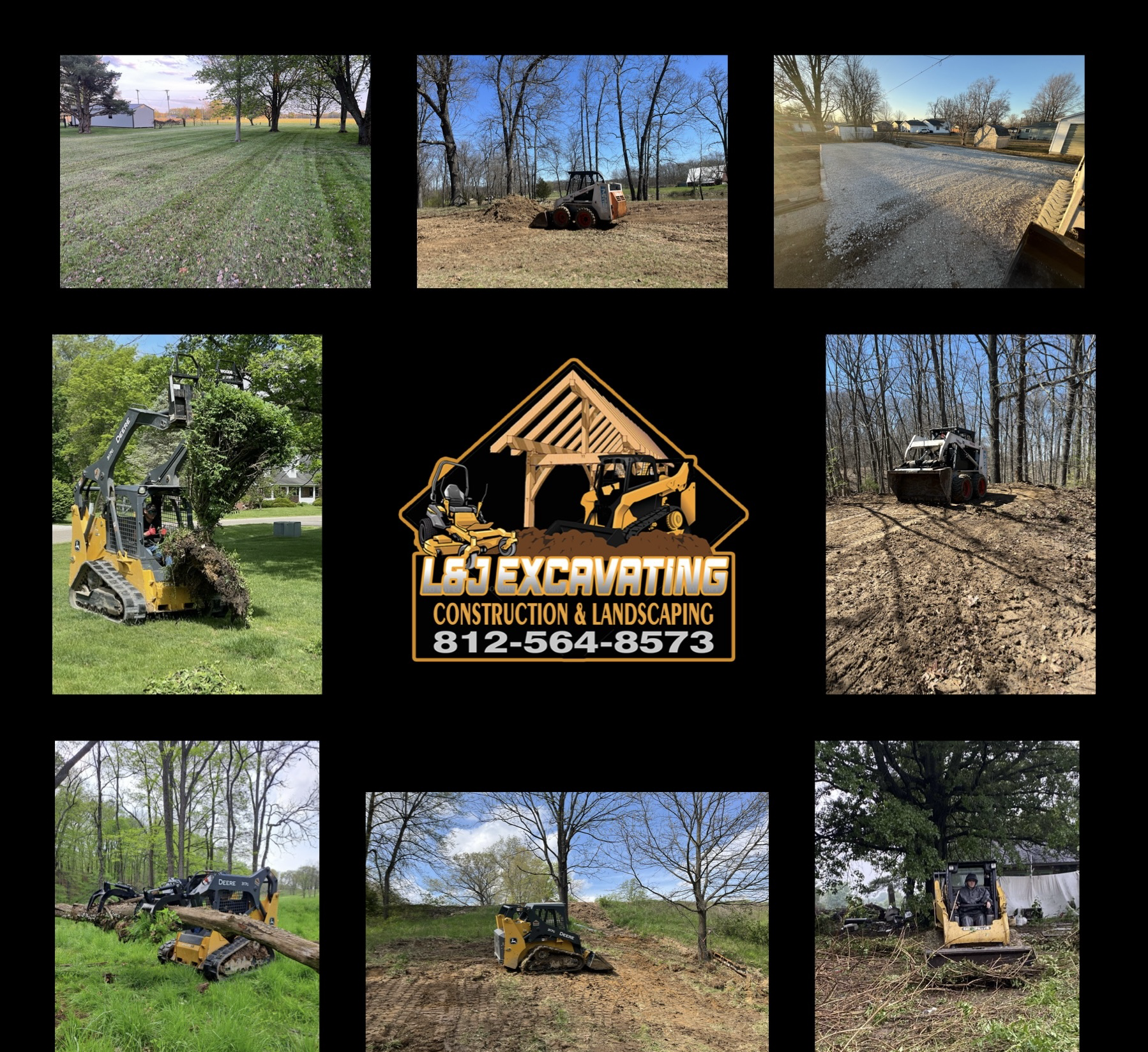 L&J Excavating, Construction & Landscaping logo