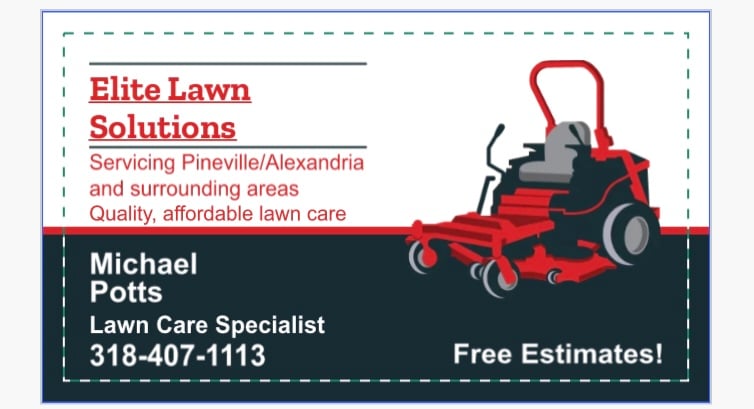 Elite lawn solutions logo