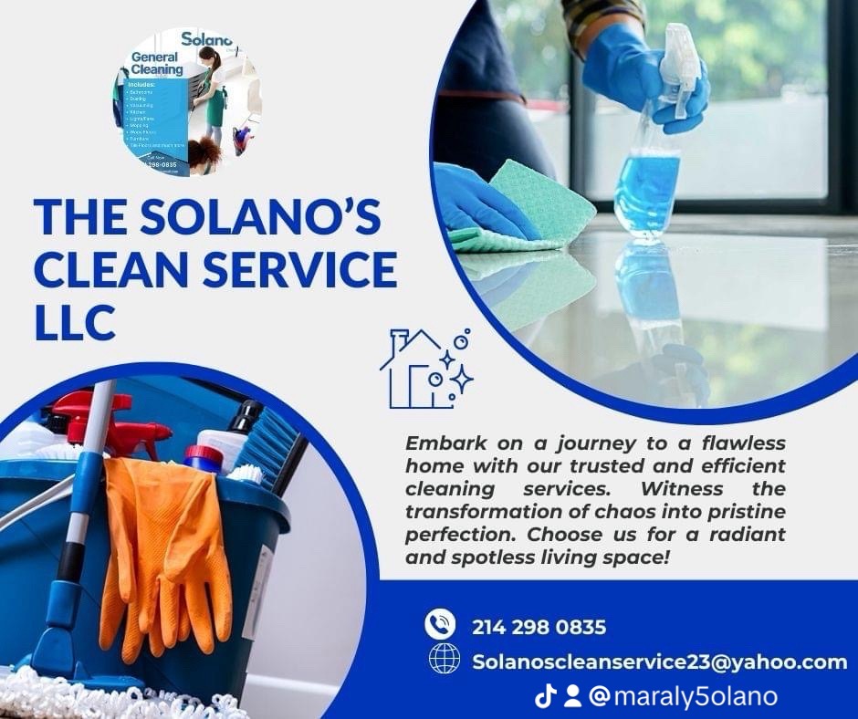The Solanos clean service logo