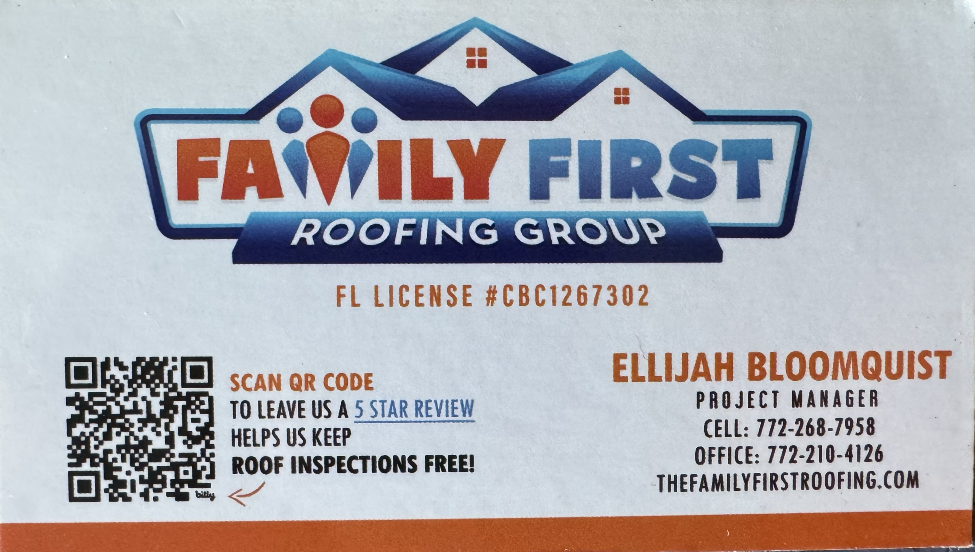 Family First Roofing Group logo