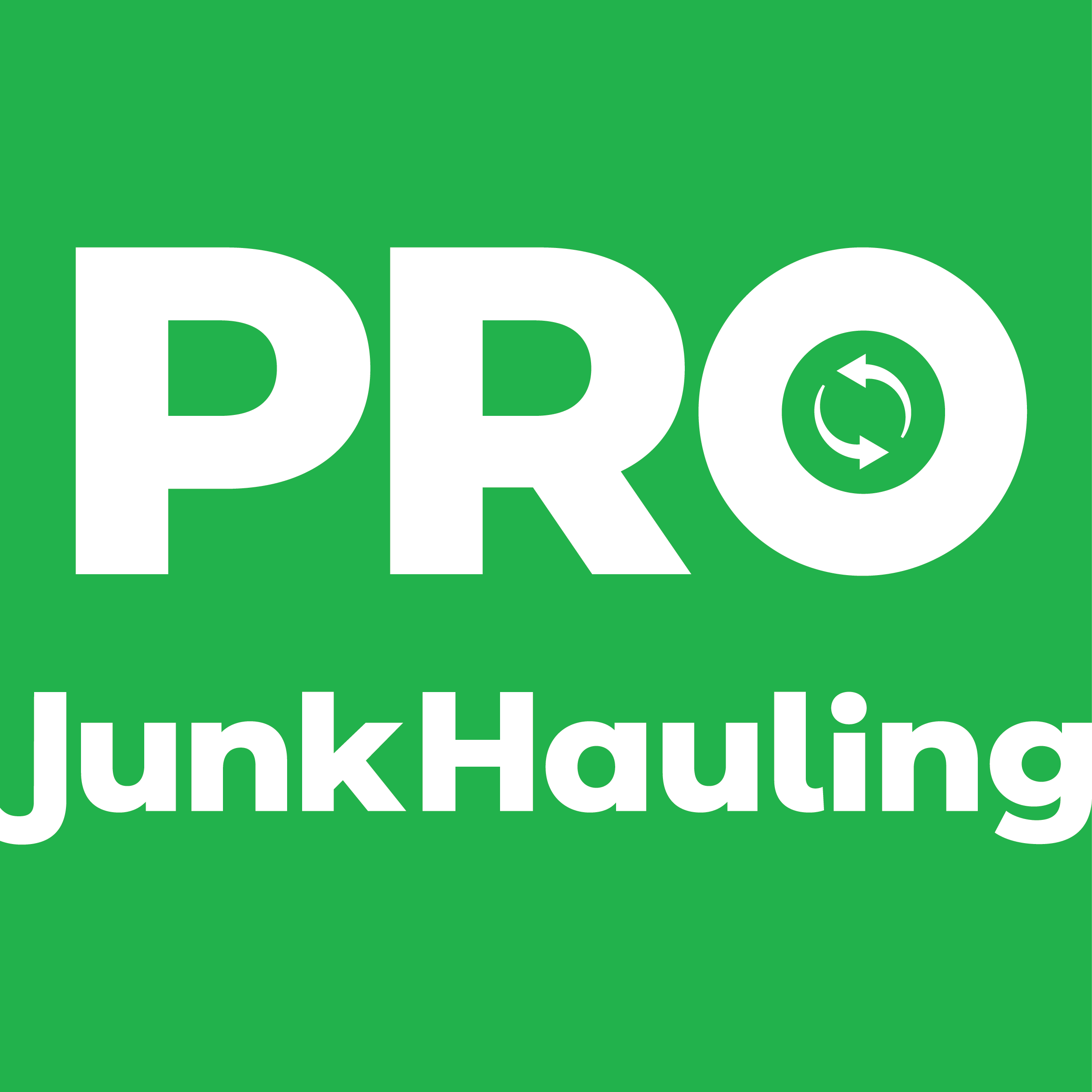 Pro Junk Hauling logo