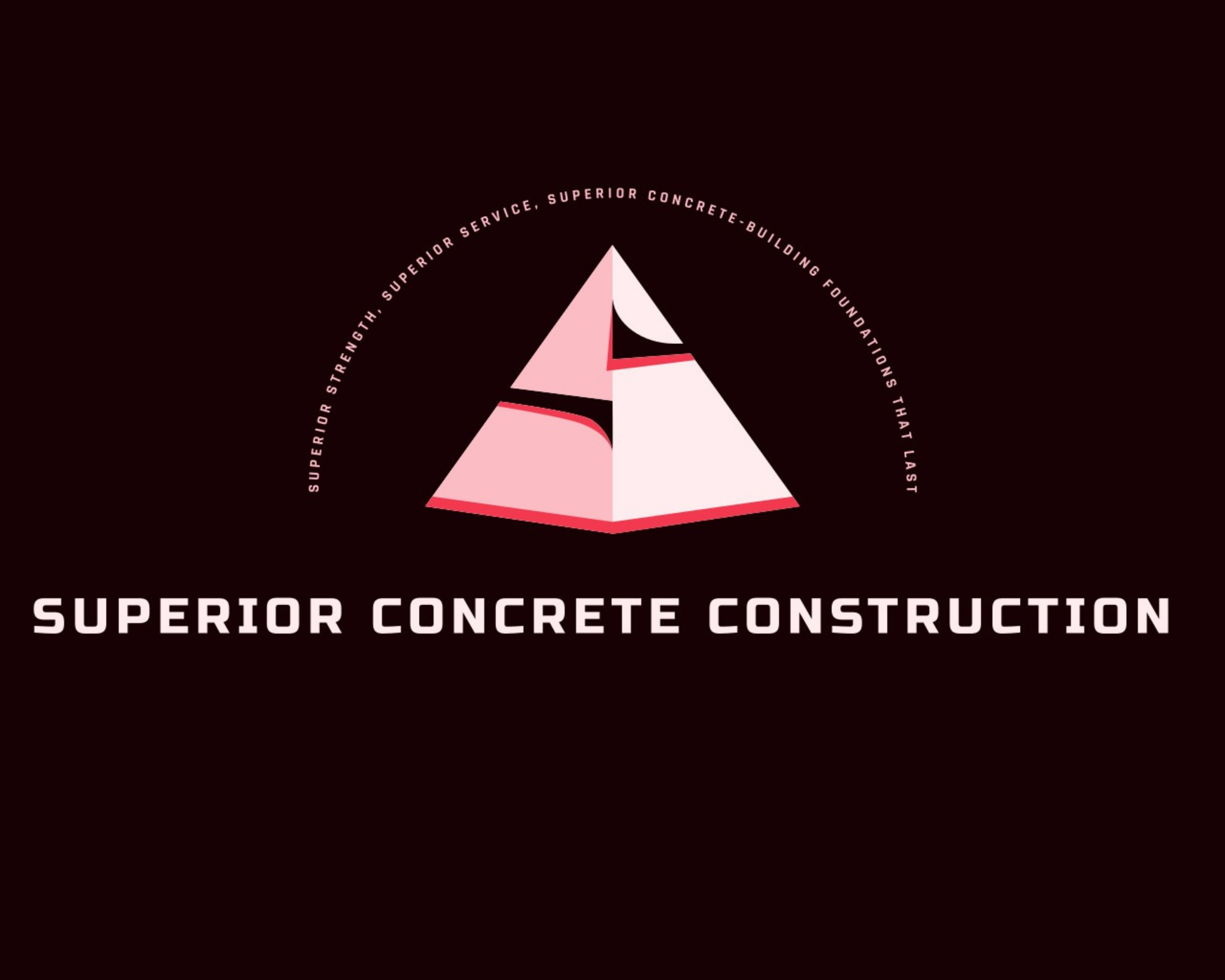 Superior concrete construction logo