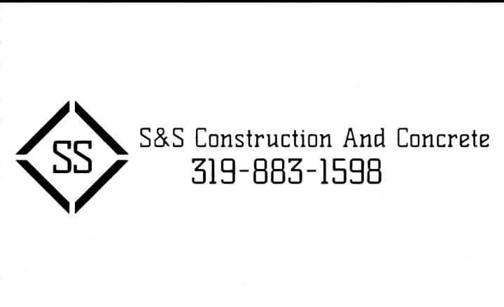 S & S Construction And Concrete logo