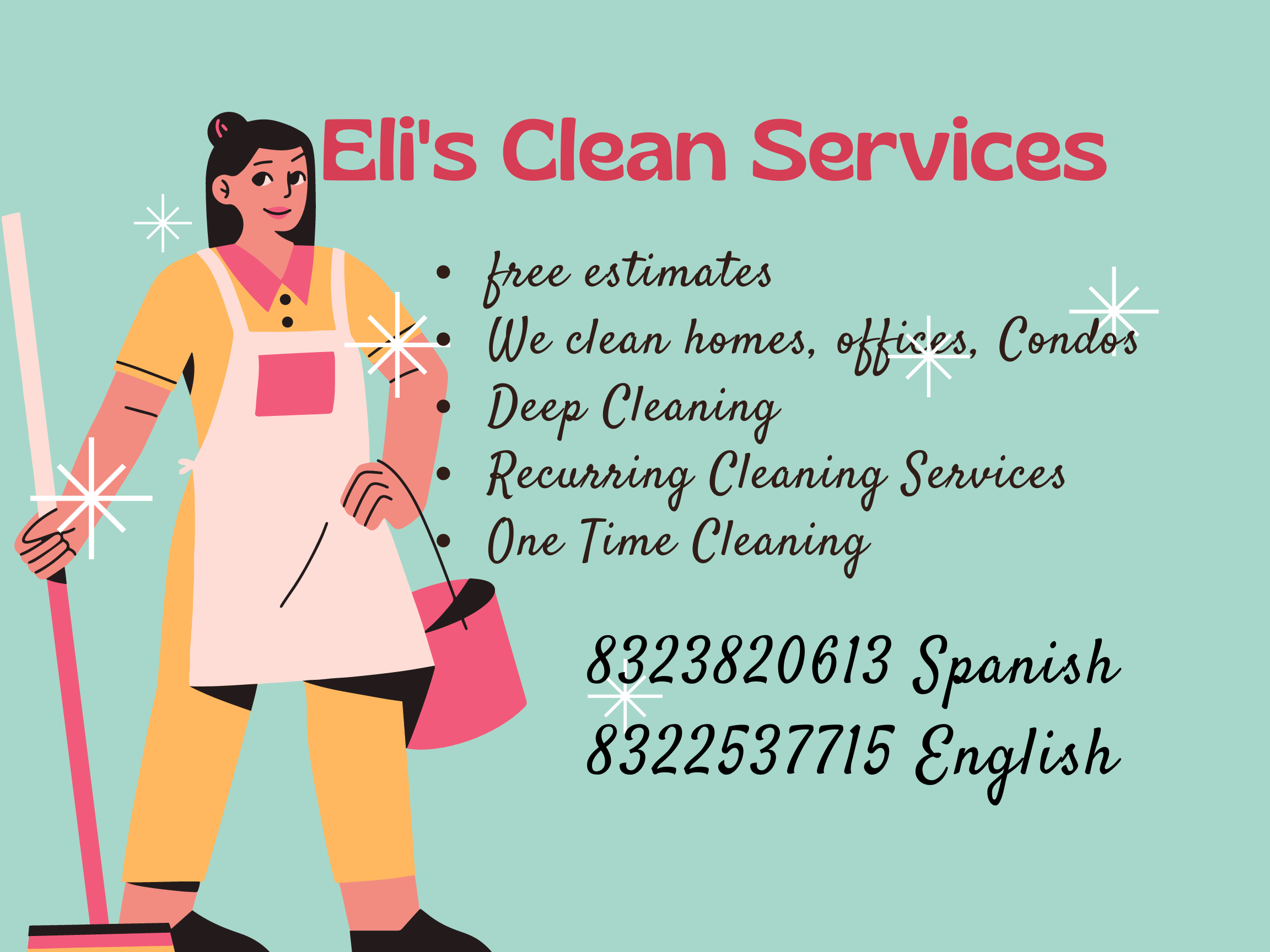 Eli's cleaning servicies logo