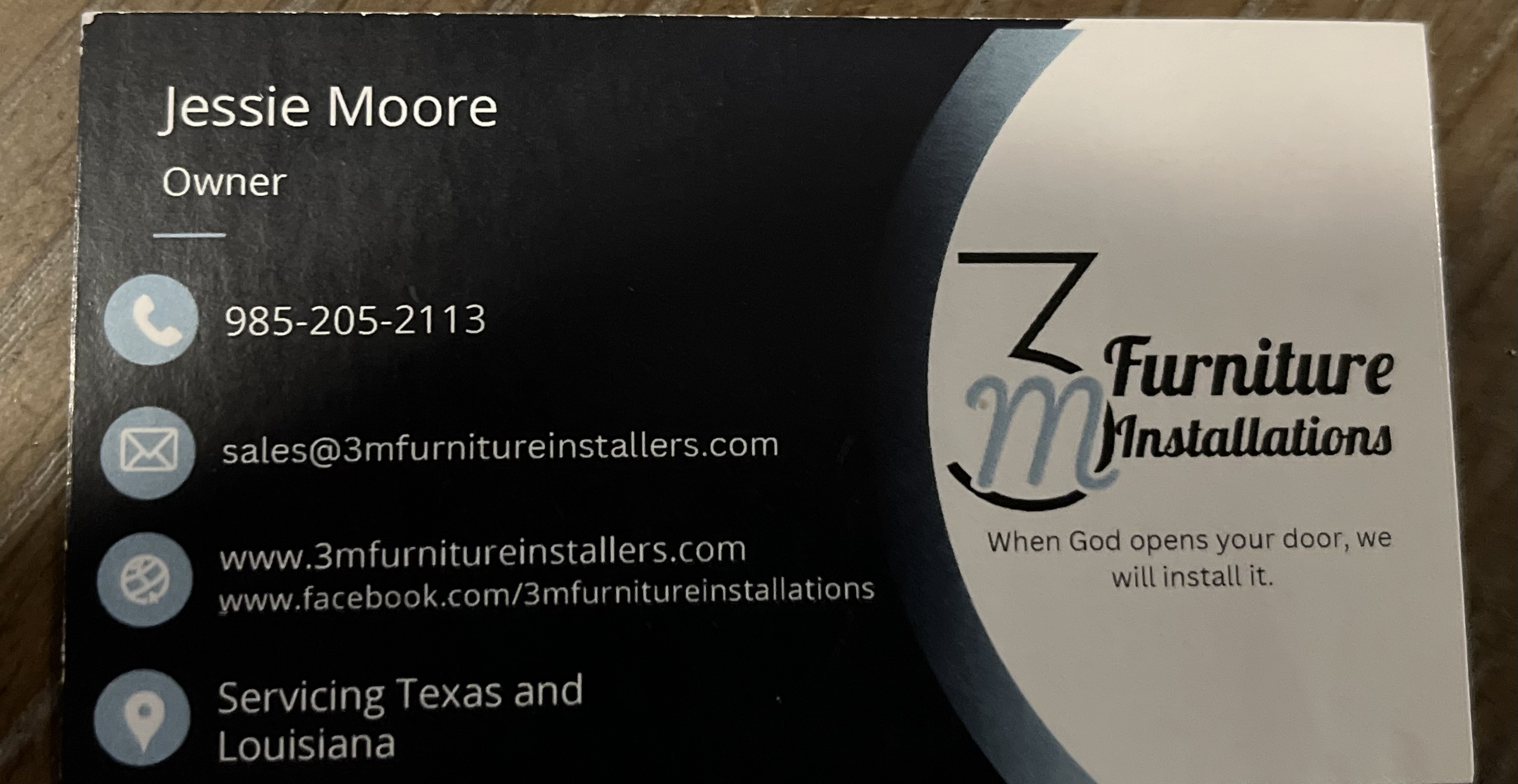 3M furniture installations and home renovations logo