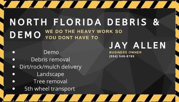 North Florida demo and debris logo