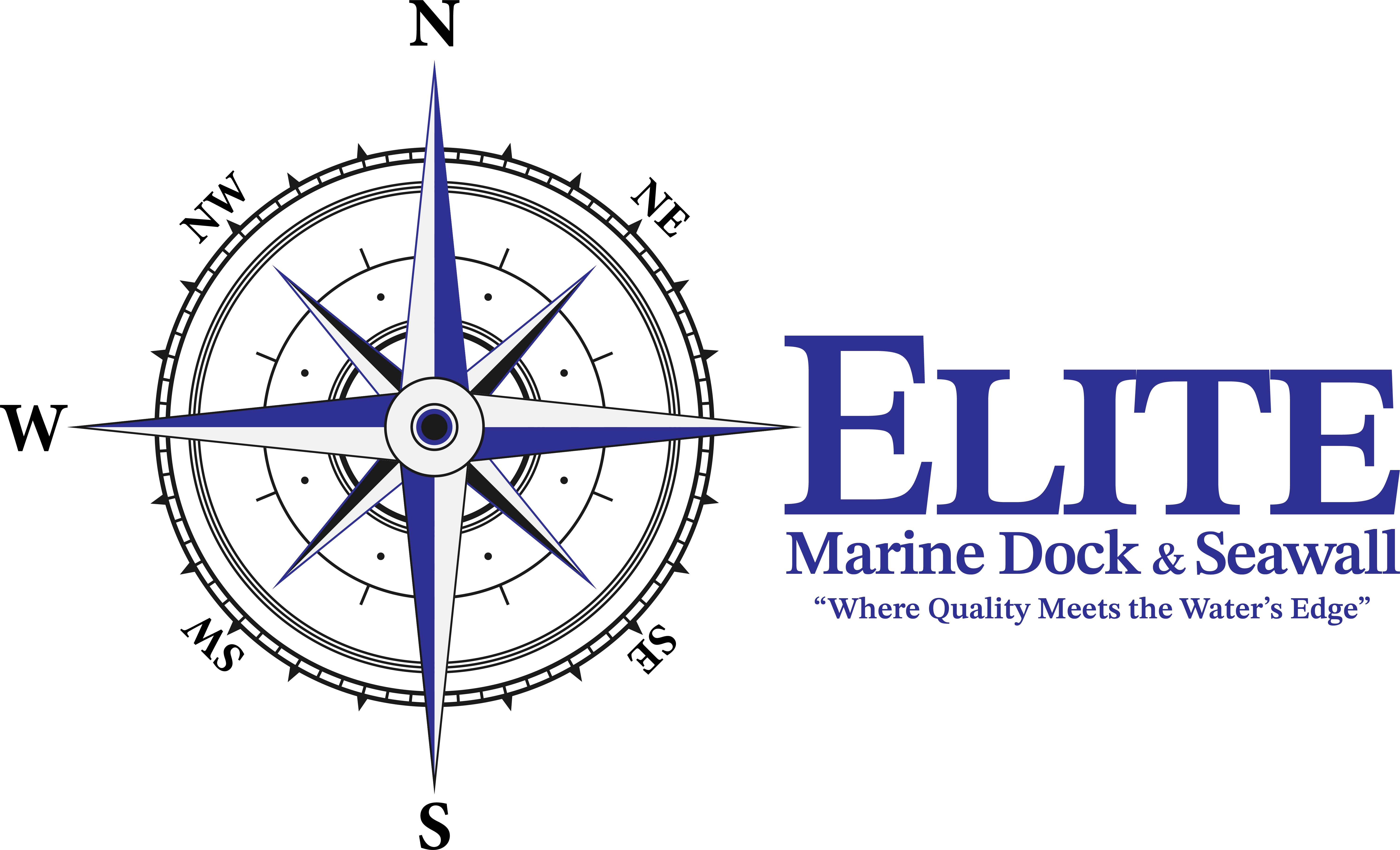 Elite Marine Dock & Seawall logo