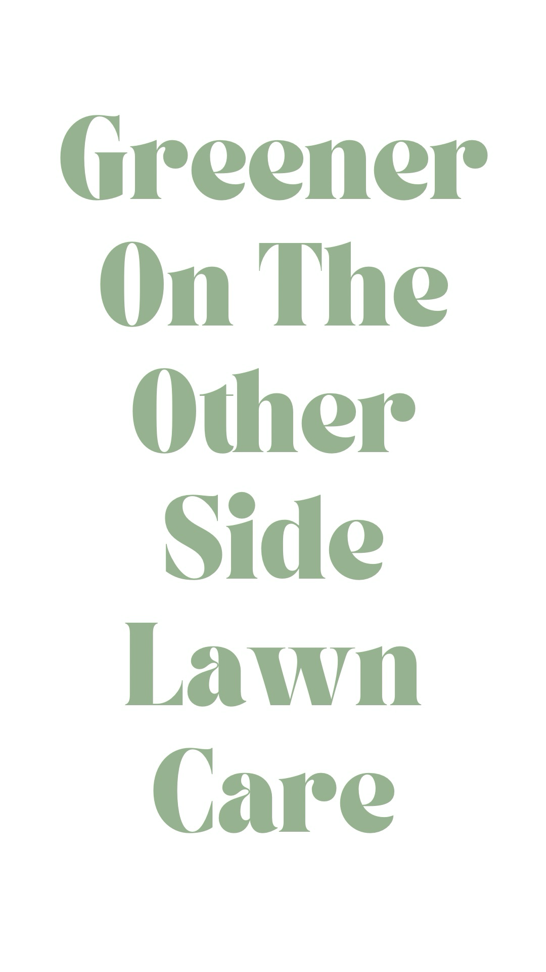 Greener On The Other Side Lawn Care logo