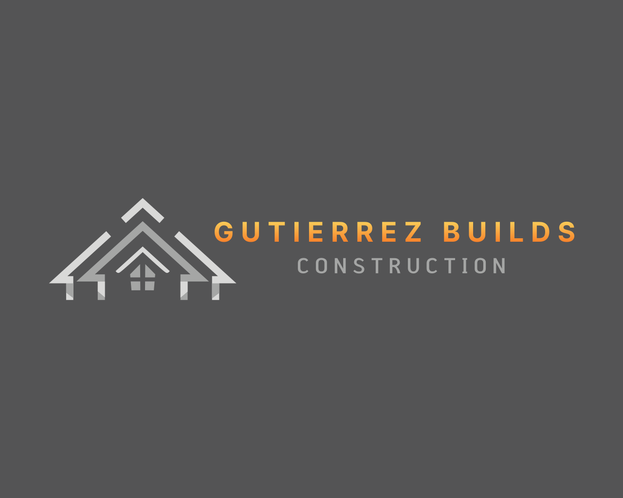 Gutierrez builds Construction logo