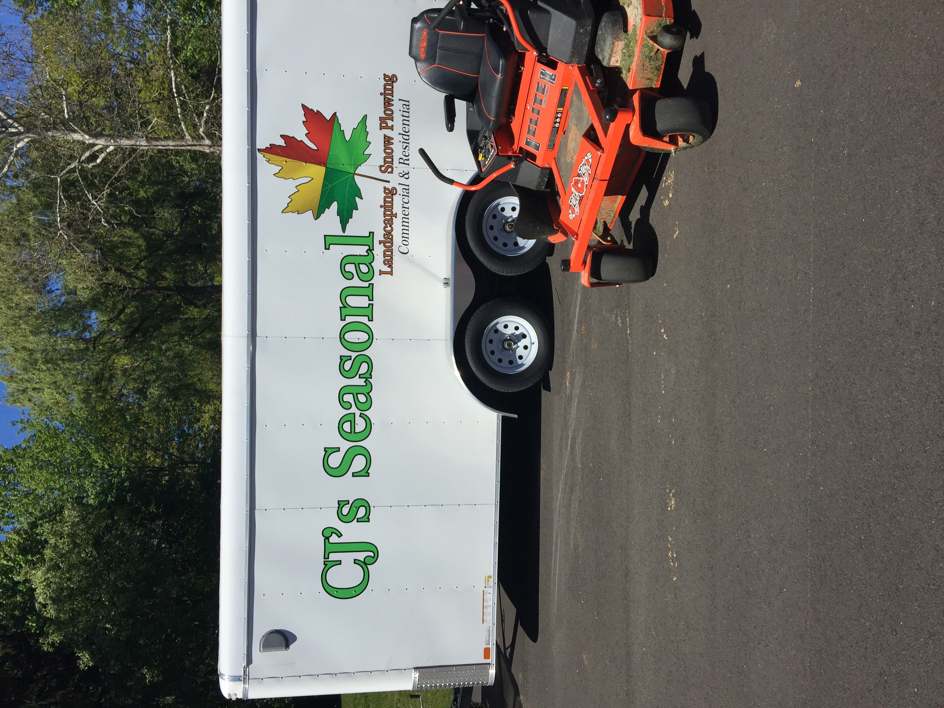 CJ's Seasonal Landscaping logo
