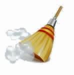 A Girl with a Broom logo