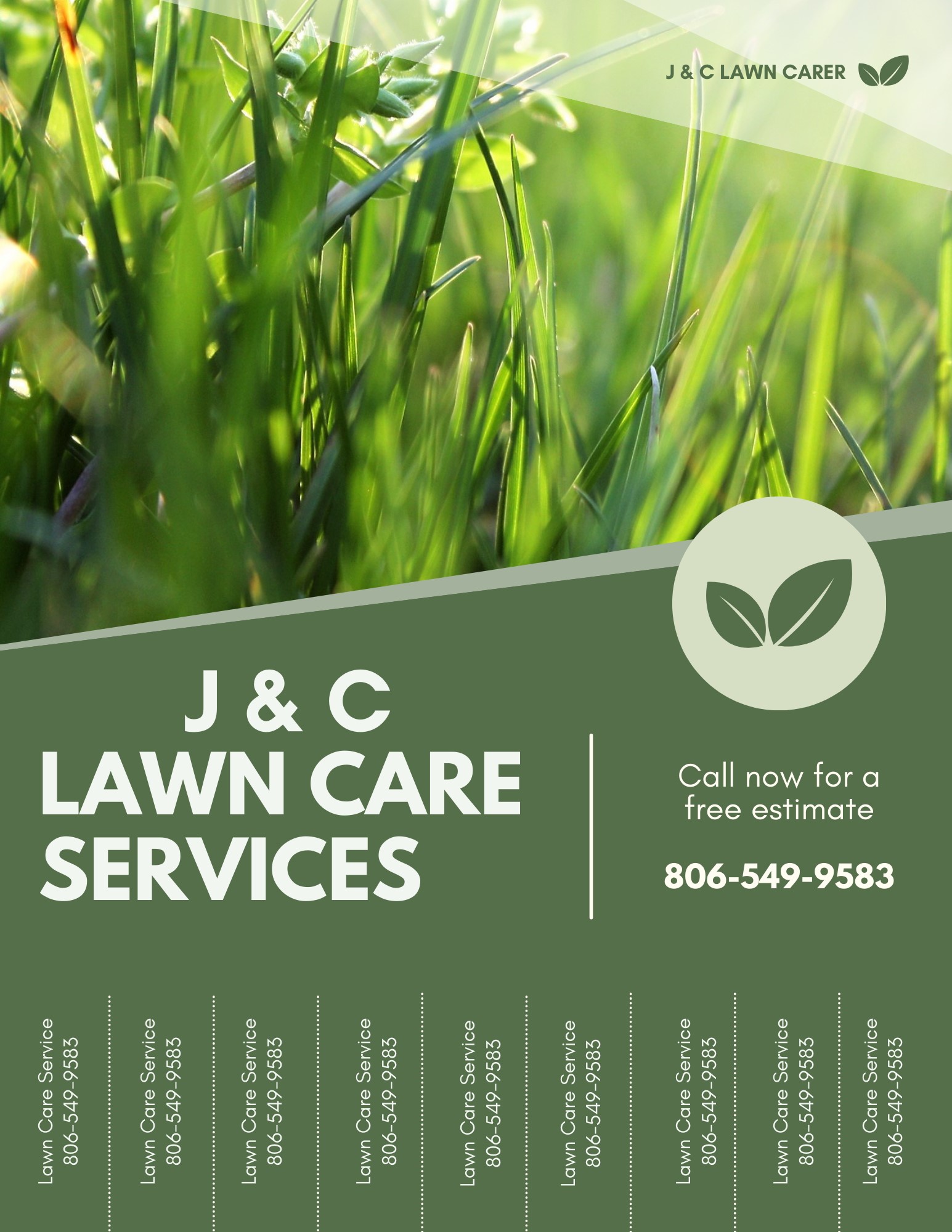 J&C LAWNCARE logo