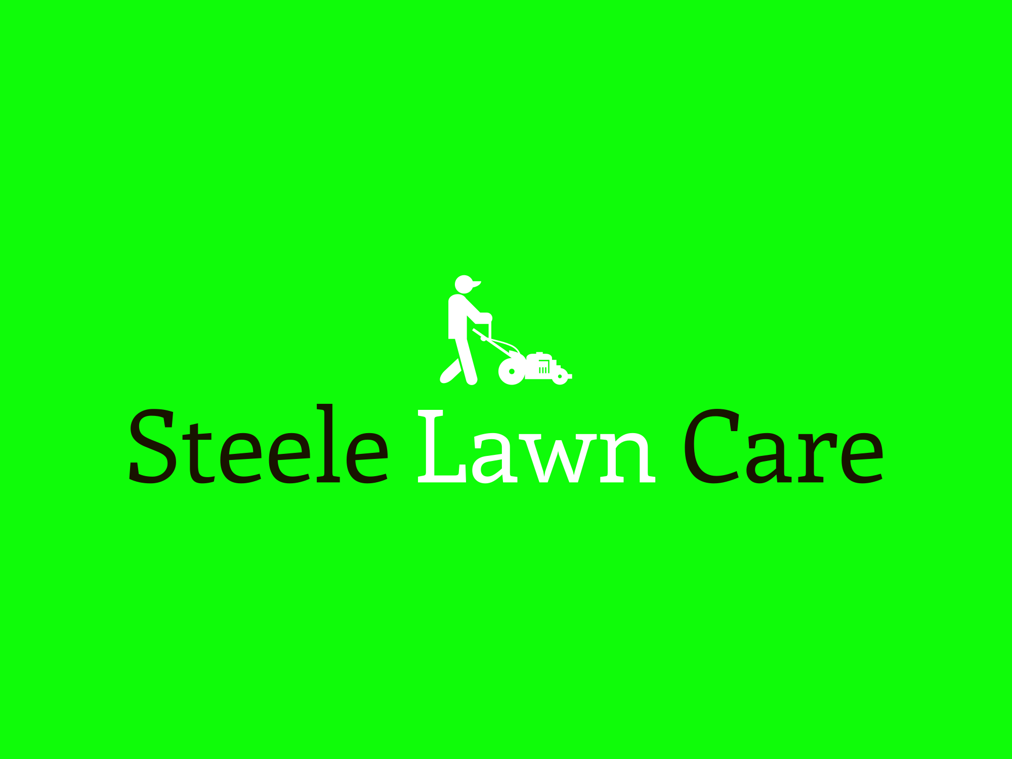 Steele Lawn care logo