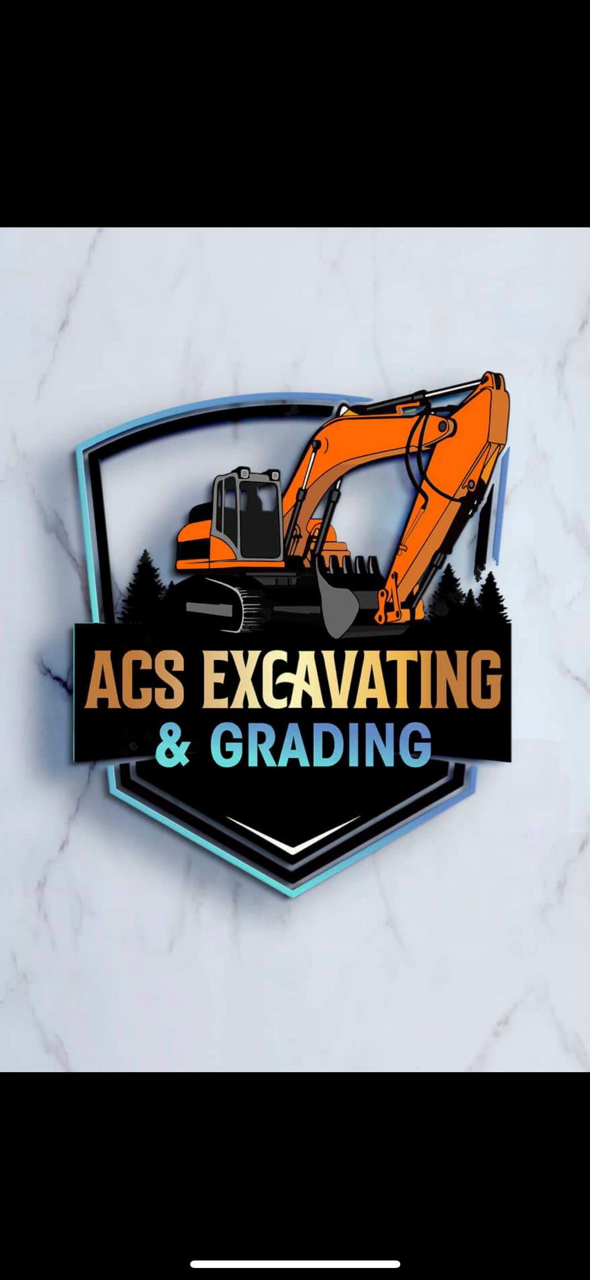 ACS excavating and grading logo