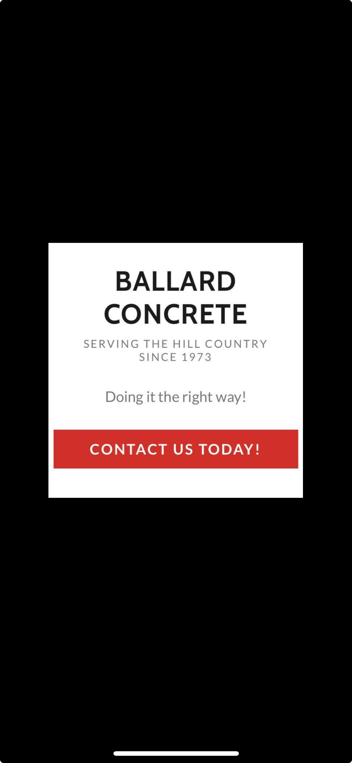 Ballard Concrete logo