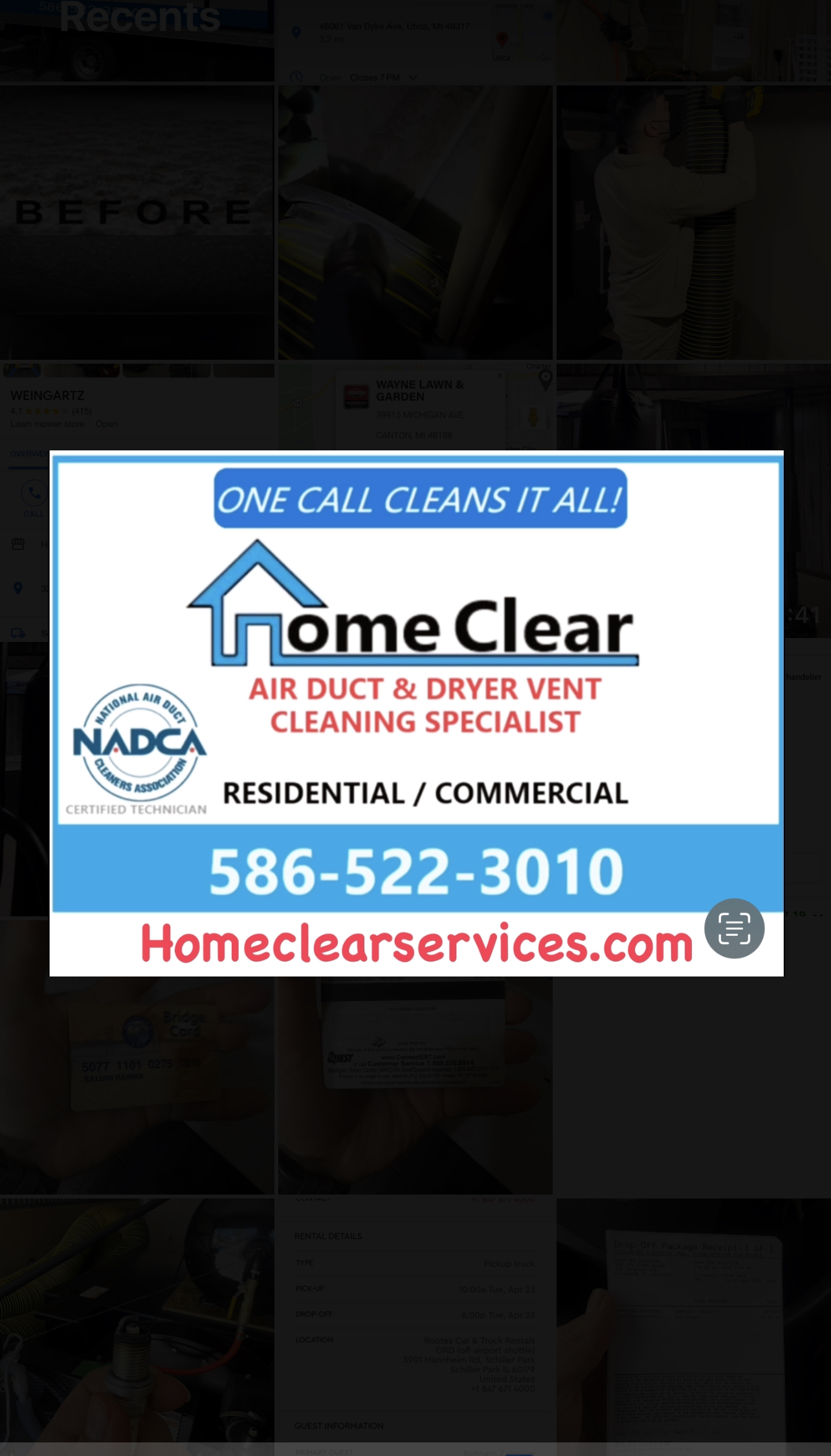Homeclear services logo