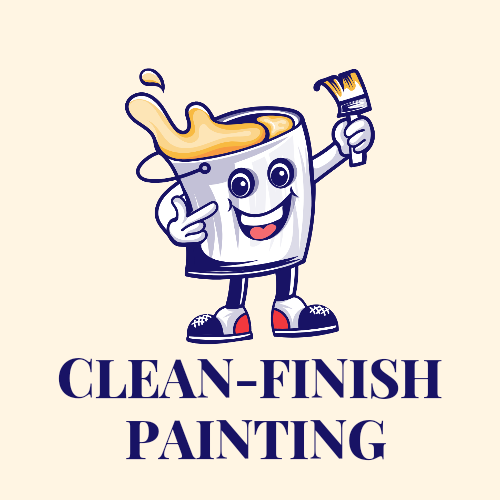 Clean-finish painting logo