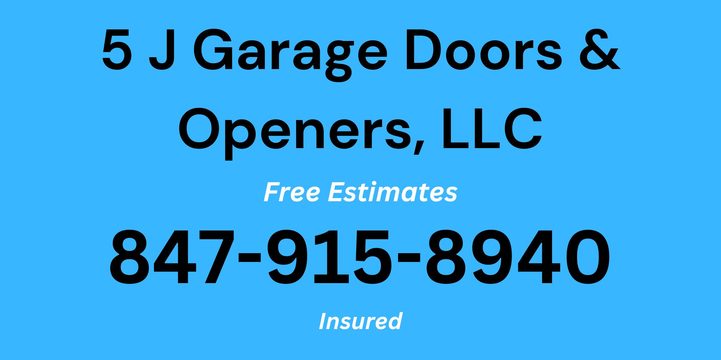 5 J Garage Doors & Openers logo