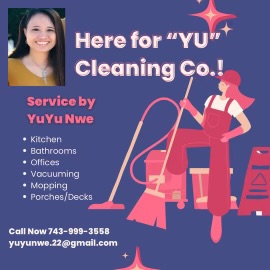 Logo for Mrs. Yu Cleaning