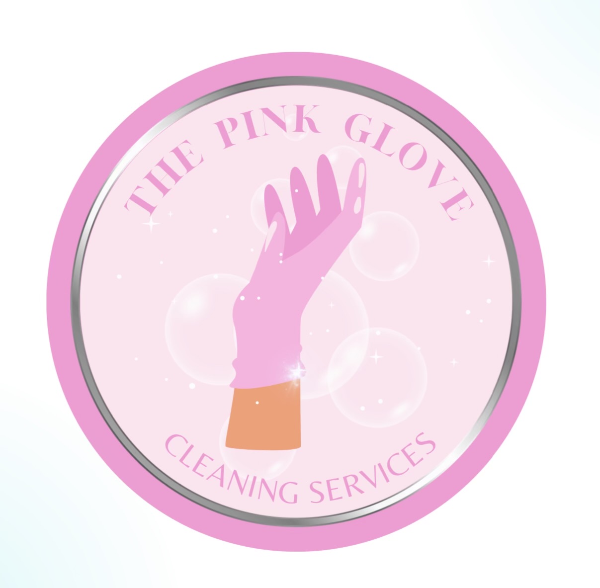Pink glove logo