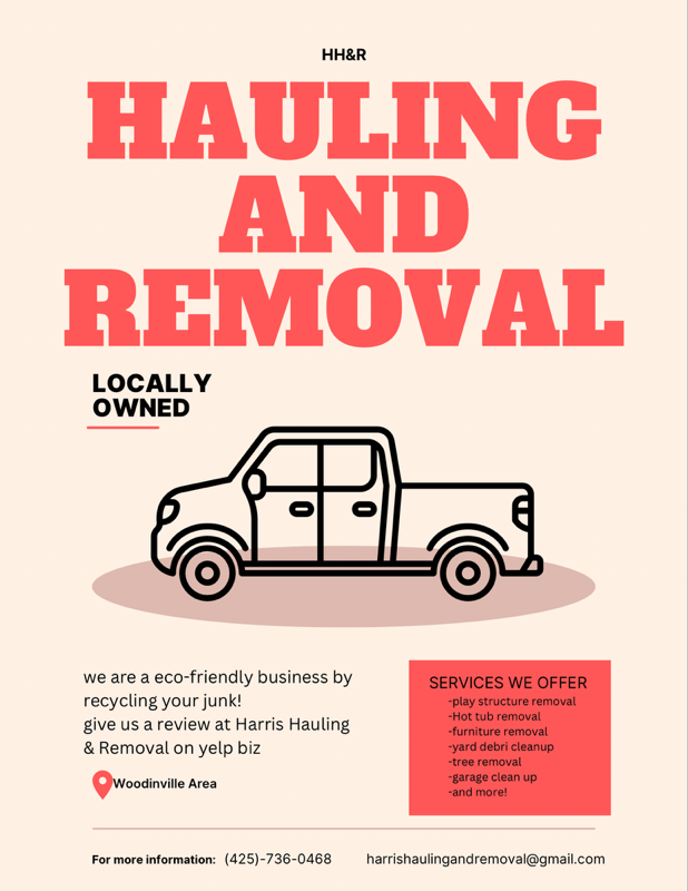 Harris Hauling and Removal logo