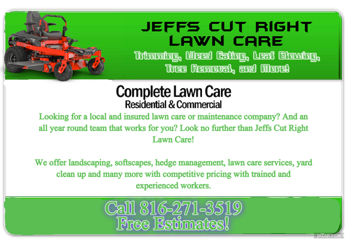 Cut Right Lawn Care logo
