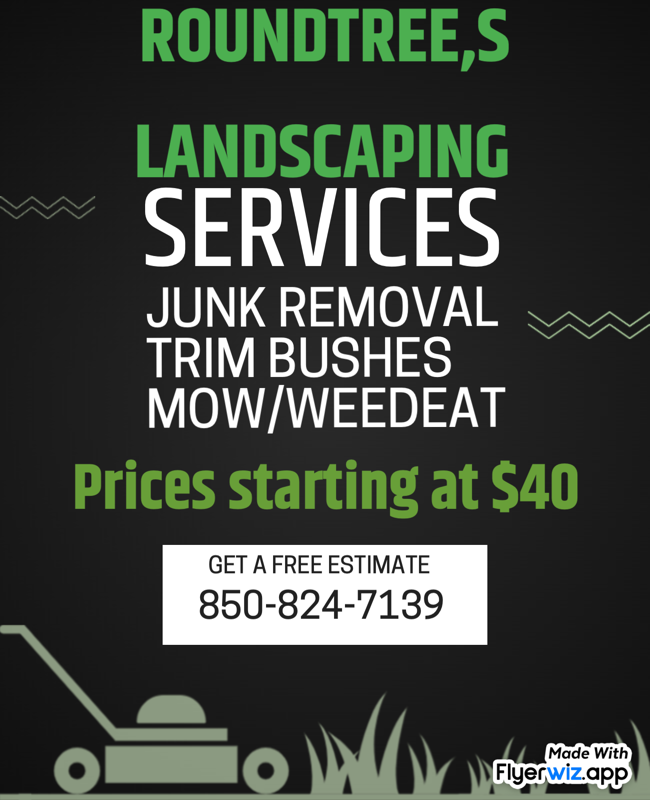 Roundtree,s Landscaping logo