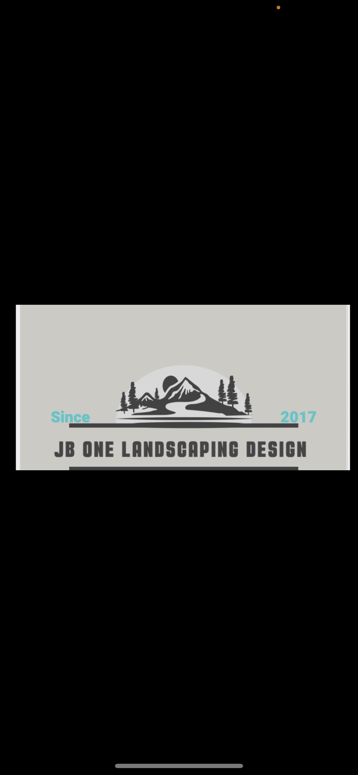 Logo for JB One Landscaping Design