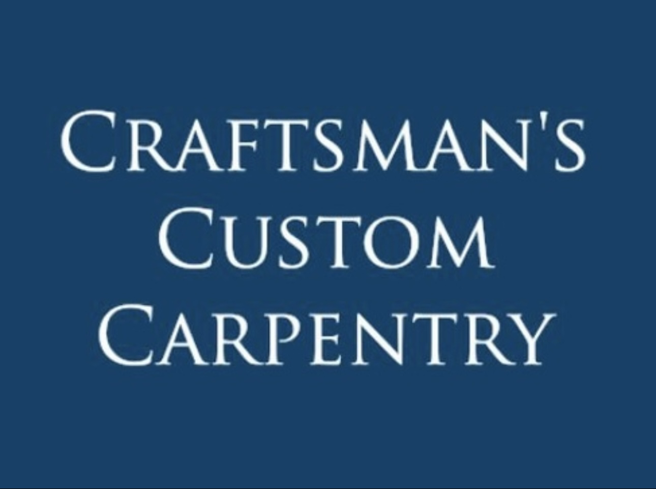 Craftsman's Custom Carpentry logo