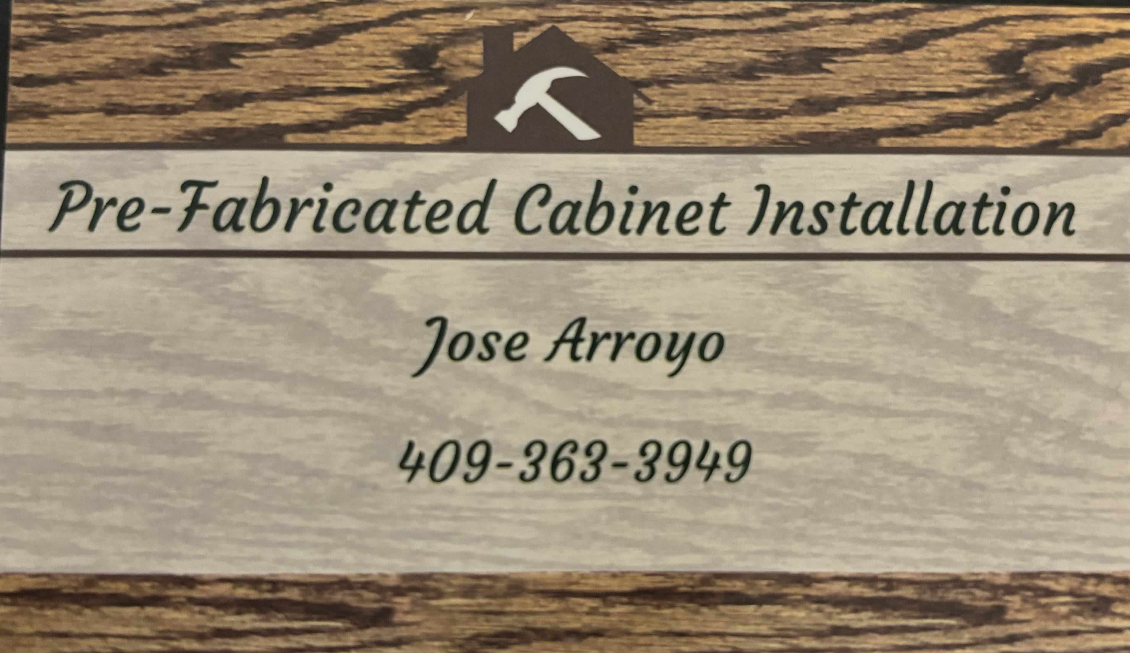 Pre fabricated cabinets & trim installation logo