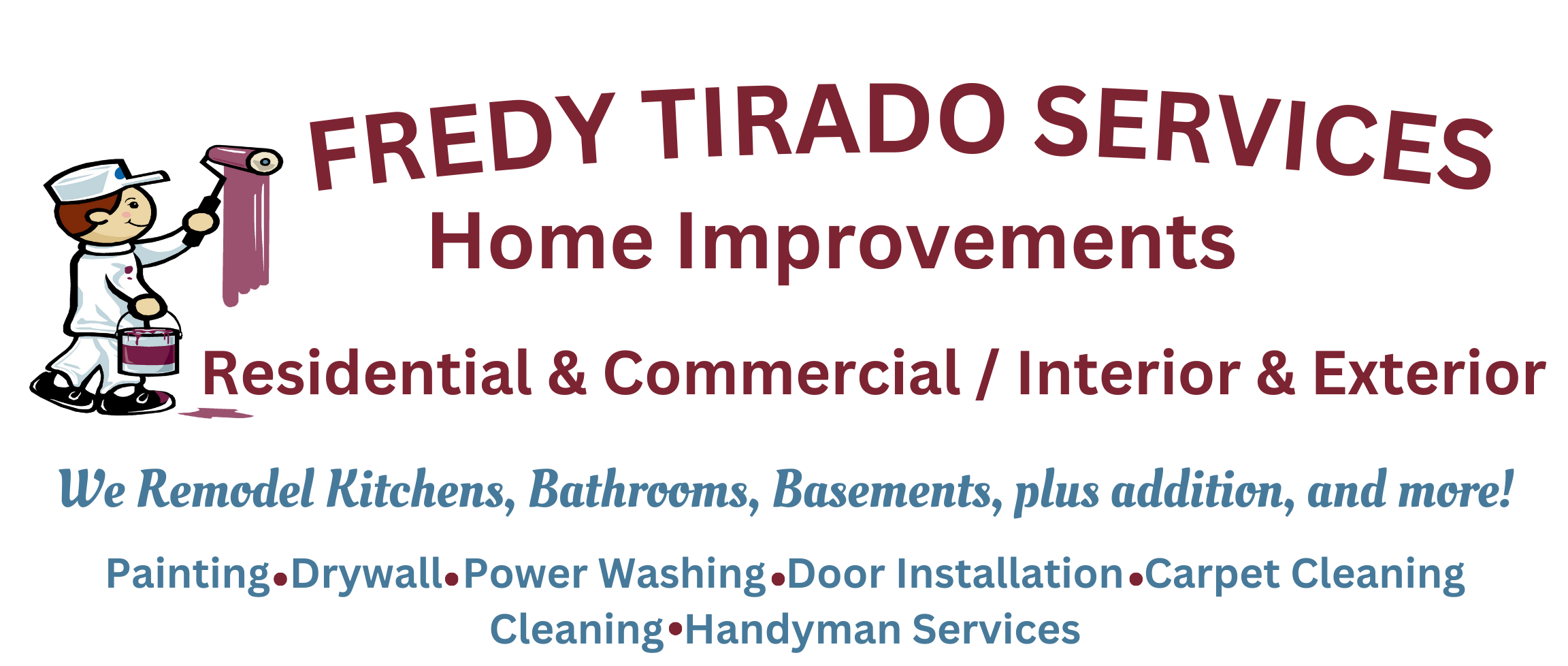 Logo for Fredy Tirados Painting LLC