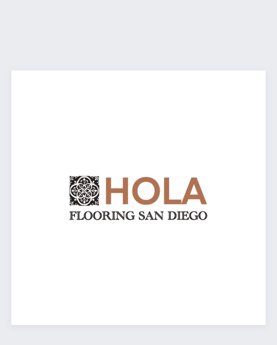Logo for Hola Flooring San Diego