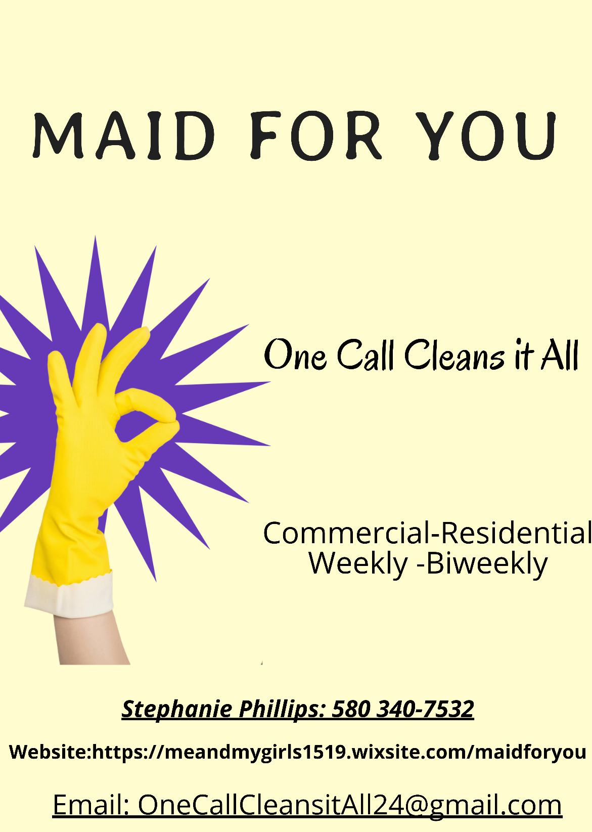 Maid For You logo