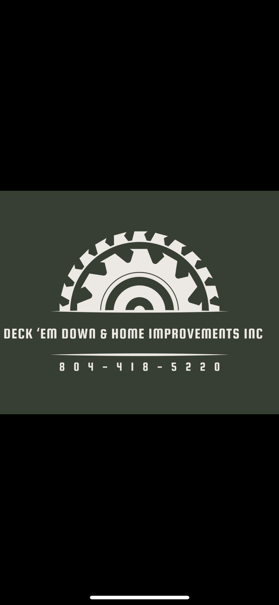 Deck 'Em Down & Home Improvements Inc logo
