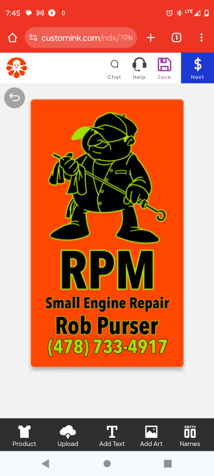 RPM small engine shop logo