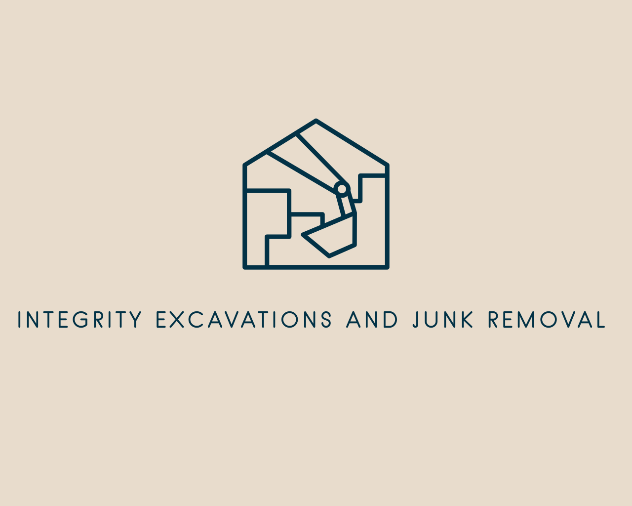 Integrity excavations and junk removal logo