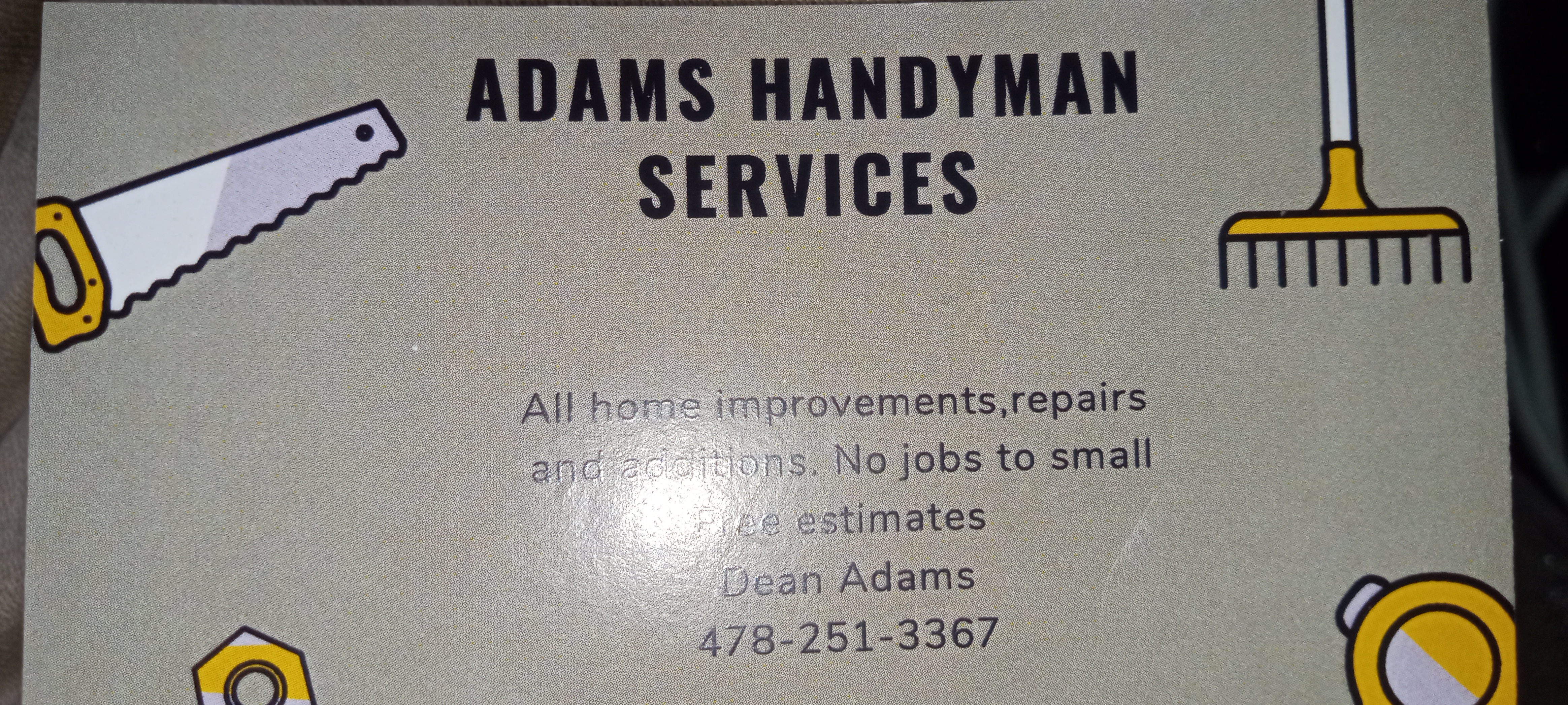 Adams Handyman Services logo