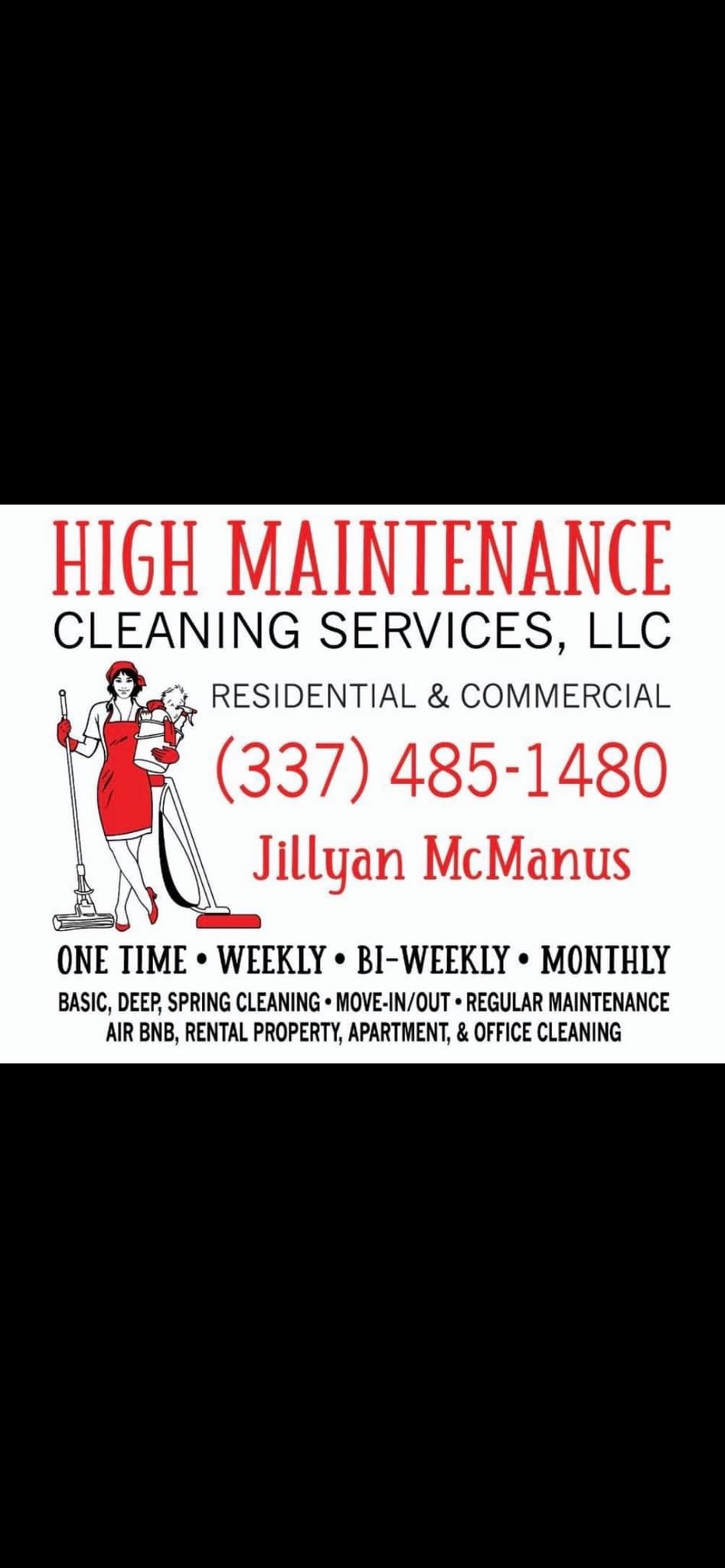 Avatar for High Maintenance cleaning